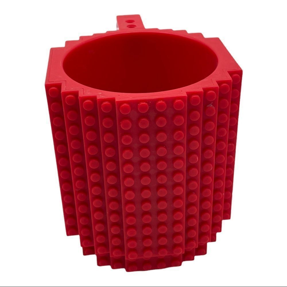 Think Geek thinkgeek building block mug red
